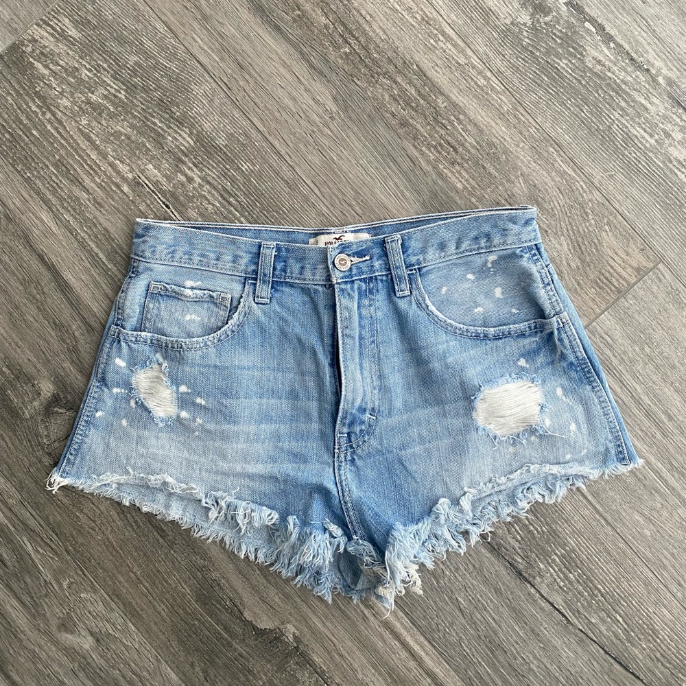 Hollister Light Wash Jean Shorts